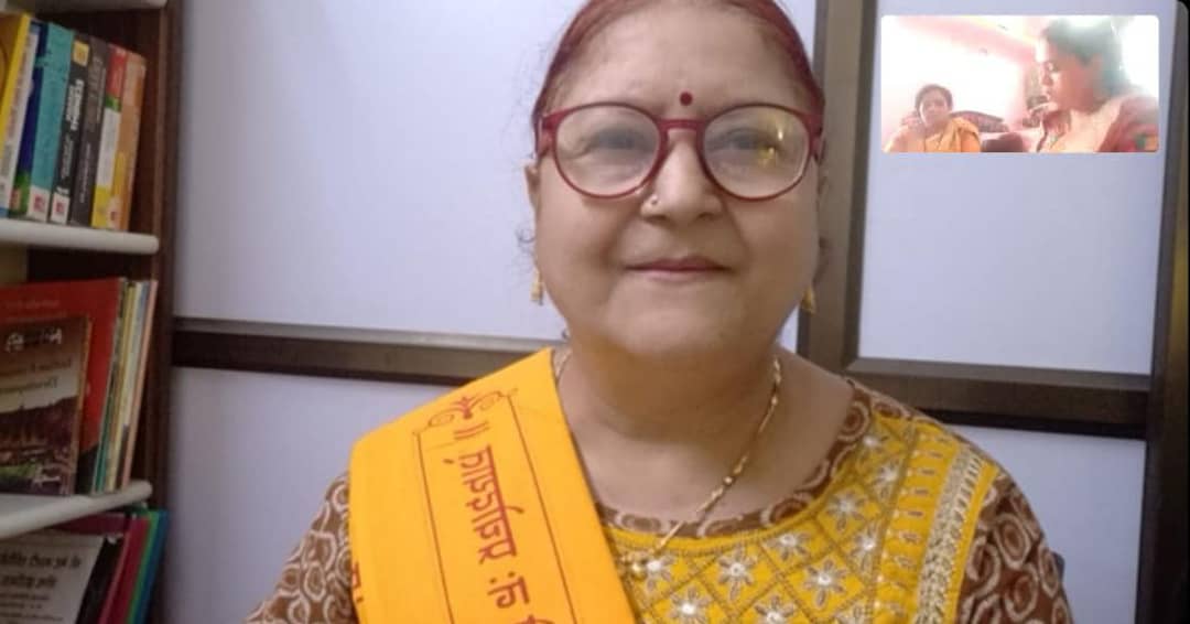 MeenaPatil14's tweet photo. आज दिनांक 1 मे सोमवारी तृप्ती सोनवणे बुट्टटे (पुणे)  यांचा घरी ऑनलाईन व्हिडिओ कॉल च्या मध्यामतून गर्भसंस्कार घेण्यात आला 🌹🙏💐 https://t.co/7KIh8WZzRA