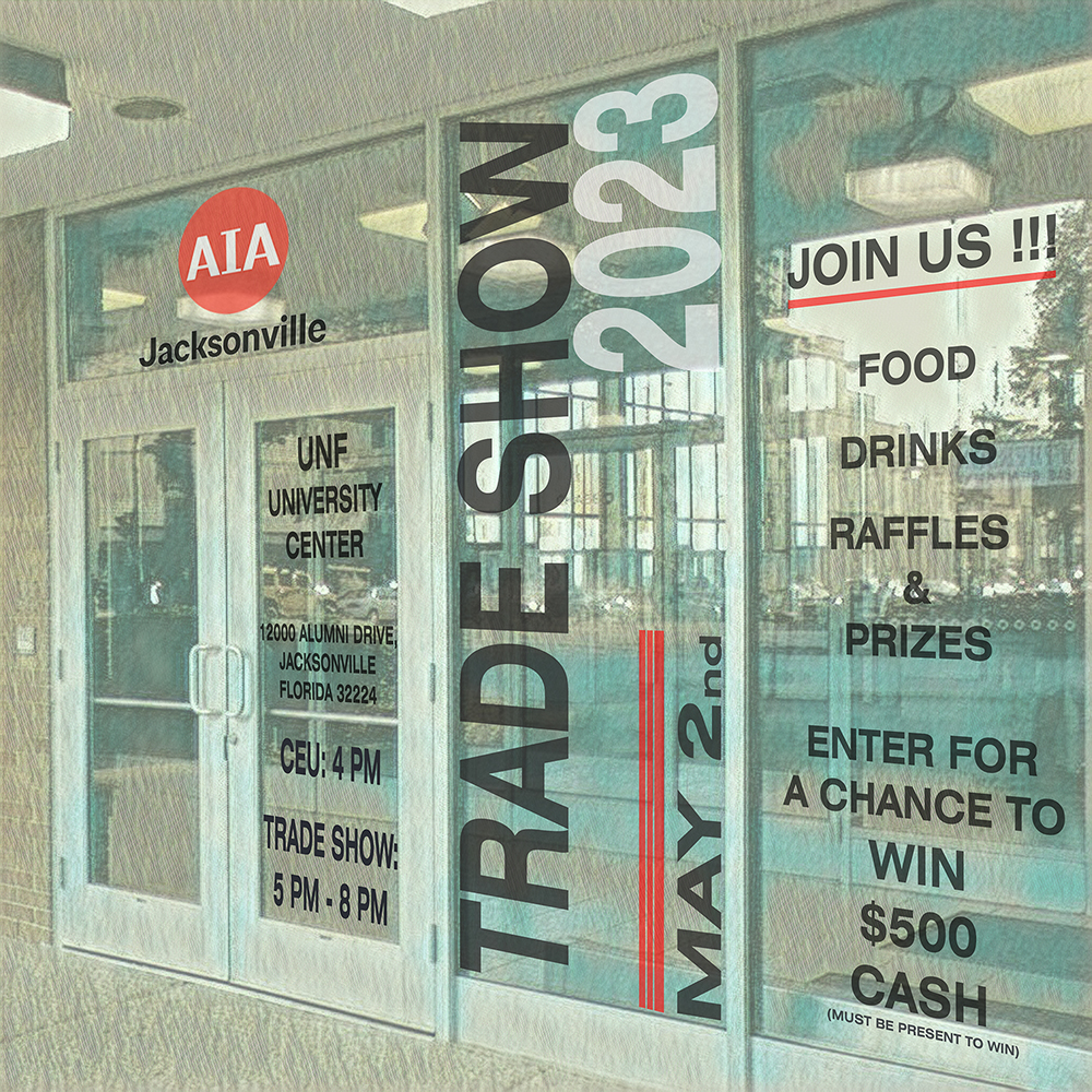 We look forward to seeing you at the Jacksonville AIA Tradeshow tomorrow. Stop by and see us at Booth #38! View more details here: ow.ly/ErJ650NYcAz
