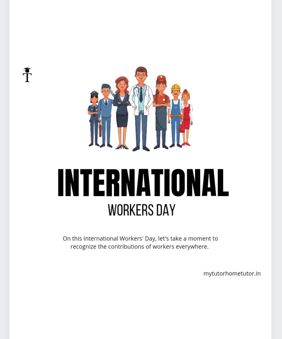 MyTutordotin's tweet image. mytutorhometutor.in 
MyTutor📚✒️

#MyTutorhometutor  #InternationalWorkersDay #WorkersRights #SocialJustice #Solidarity #hometutor #hometutor #tutorial #schooltutor #mathtutor #tutorjobs