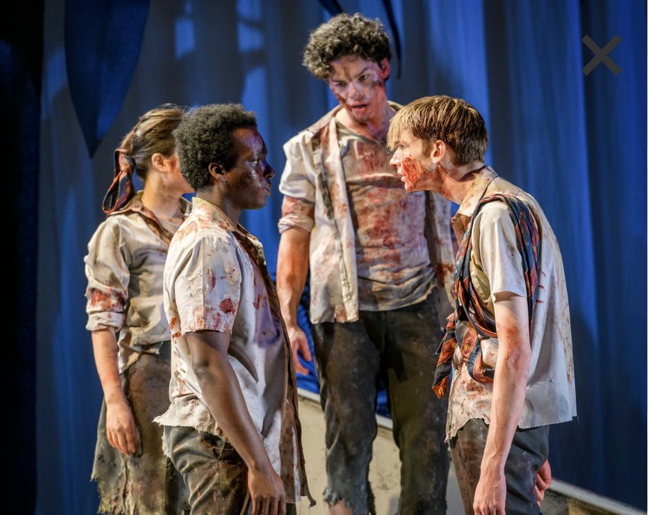 B block drama pupils thoroughly enjoyed their theatre trip to see ‘Lord of the Flies’ at the Belgrade Theatre, Coventry. An amazing performance showcasing a truly diverse cast. Brilliant! #ReptonDrama #ArriveDivideHuntSurvive #BelgradeTheatre production photos by Ant Robling.