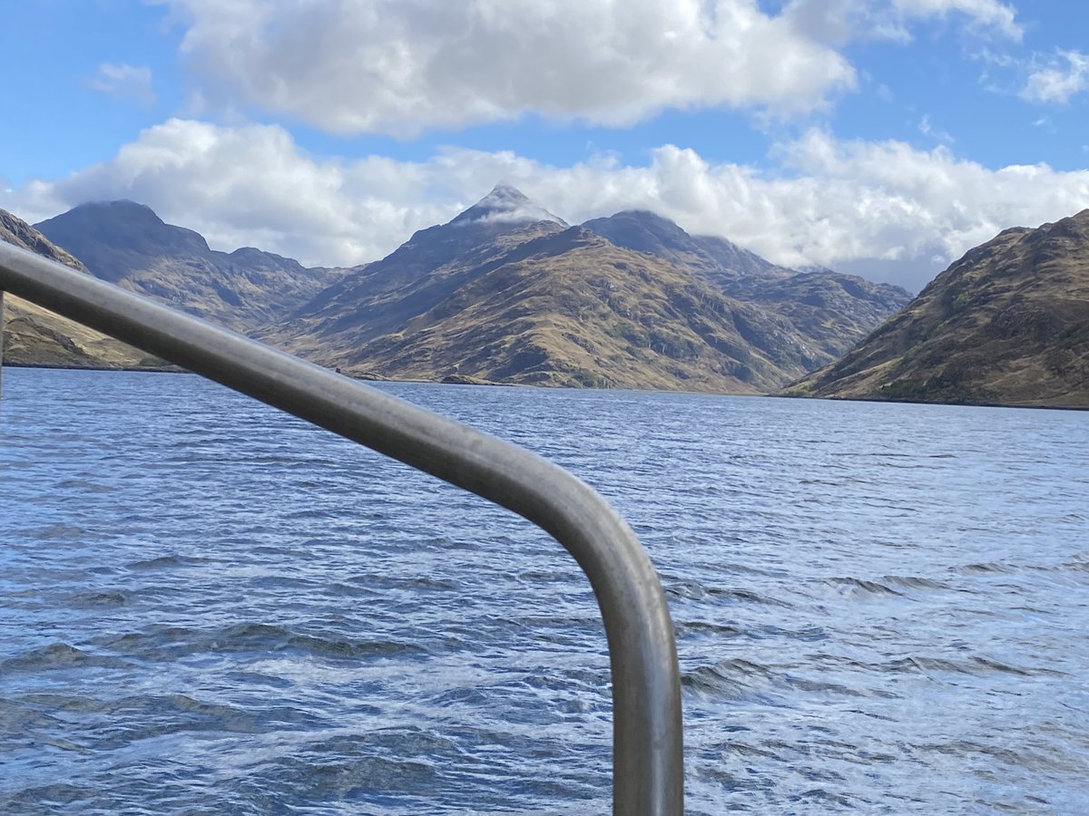 Doune_Knoydart's tweet photo. Today’s #loowithaview comes again from beautiful Tarbet Bay on Loch Nevis where we’re sitting on a mooring. With guests off for climbs, hikes and picnic strolls, wee Bob has taken the opportunity to get the fishing rods out…no bites so far. https://t.co/pd2JNEiLEv