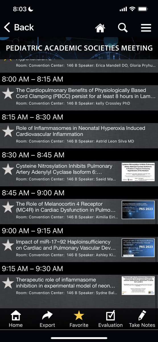 Still in DC for #PAS2023? Check out the Neonatal Hemodynamics and PH oral abstract session 8-9:30am. Moderated by the fantastic duo Dr. Erica Mandell and Dr. Gloria Pryhuber @PASMeeting @NeoHemodynamics @NeoHeartSociety #pediatricresearch