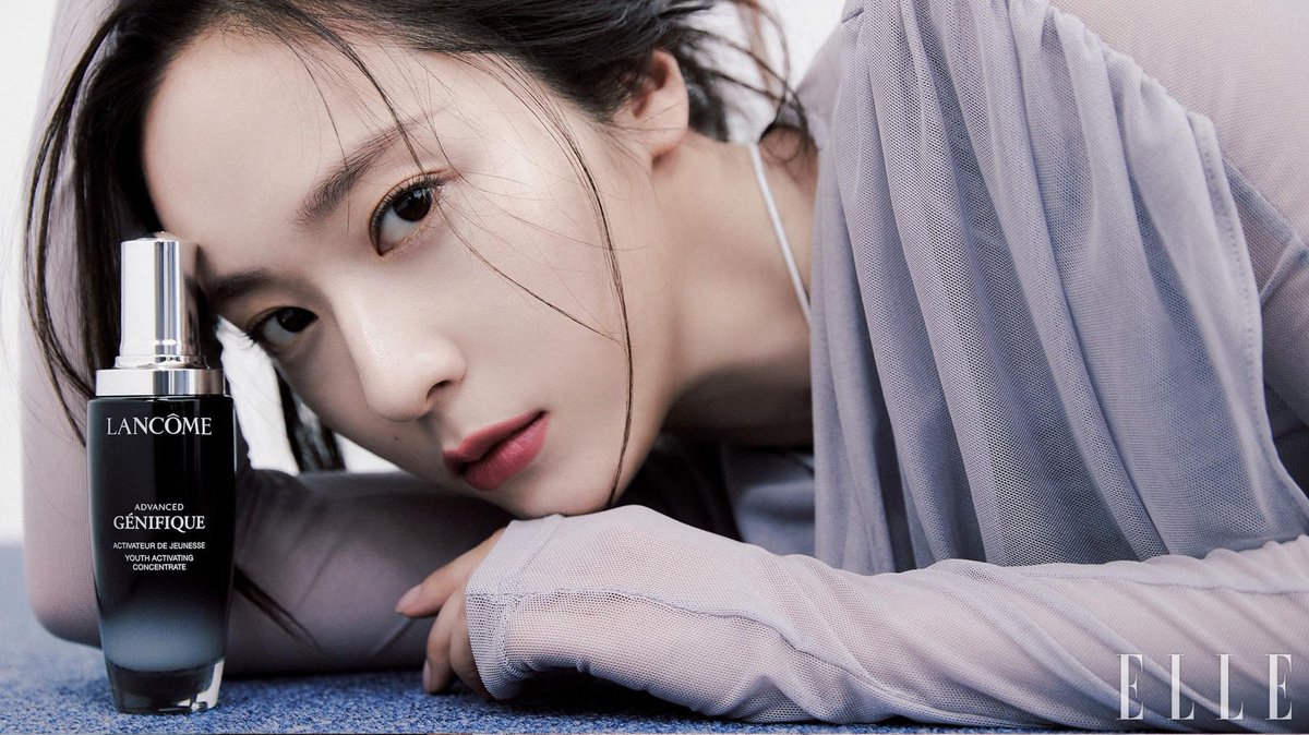 yojuici's tweet photo. RT @krystclass: #KrystalxLancome https://t.co/1QFG2jfOEb