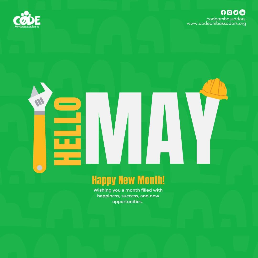 codeambassadors's tweet image. Wishing you a month filled with happiness, success, and new opportunities.

Happy New Month!
.
.
.
.
#codeambassadors #technovationchallenge
#privatecodinglessons #technovation2023 #stemdotorg
#weekendcodingclass #codingbootcamp #codingforbeginners