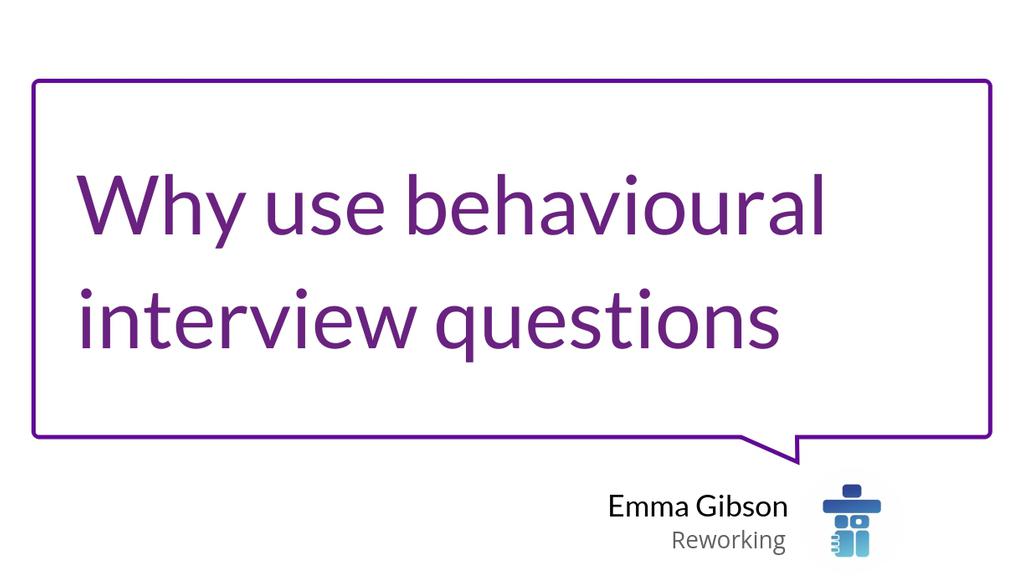 Reworking_App's tweet image. Behavioural interviewing is used by most companies for screening job candidates and it can be seen as an extension of traditional interviews.

Read more 👉 lttr.ai/ABL68

#BehaviouralInterviewQuestions #BlogPost #AttractHighQualityTalent
