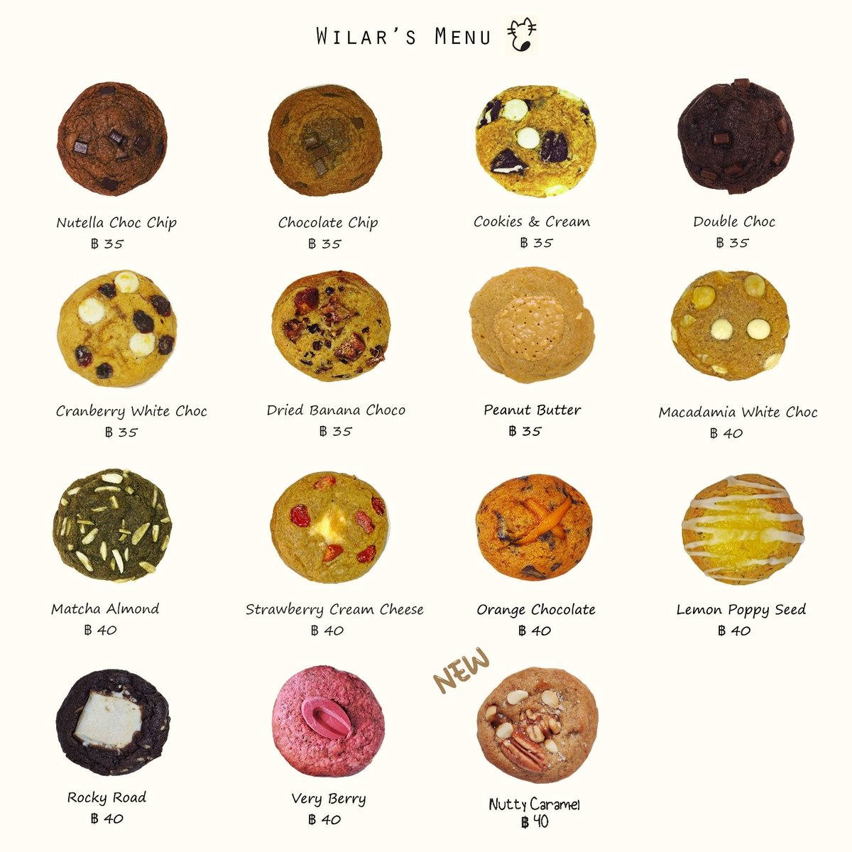 wilarsweets's tweet photo. Wilar's Updated Menu 🍪

📌  https://t.co/OJOJABE9IO

dm สอบถามได้ค่า

#wilarsweets #คุกกี้นิ่ม #ชุมชนขนมหวาน https://t.co/wkE6pUR2Gm