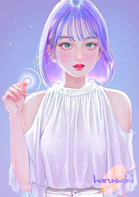 ⋆꙳不思議な何かをもつ少女    #イラスト #被写体モデル