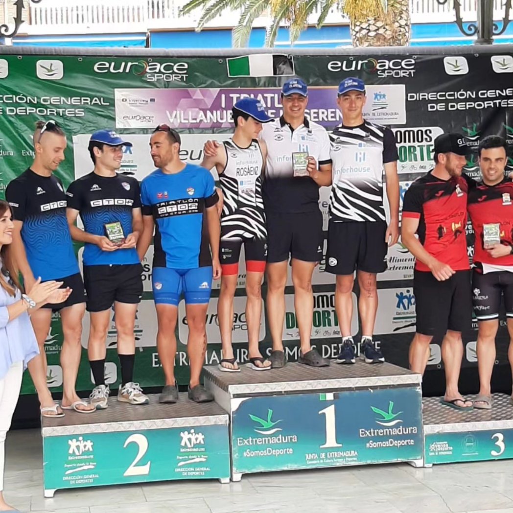 Llega el buen tiempo, la diversión, las risas y el TRIATLÓN
De vuelta a nuestra segunda casa, Extremadura, con buenos resultados de nuestros chicos
#Triatlón #villanuevadelaserena Triunfo incontestable de <a href="/Adrimartbay/">Adrian Martinez Bayan</a> y gran tercer puesto de <a href="/tripereira/">R.Pereira</a> tras una semana complicada