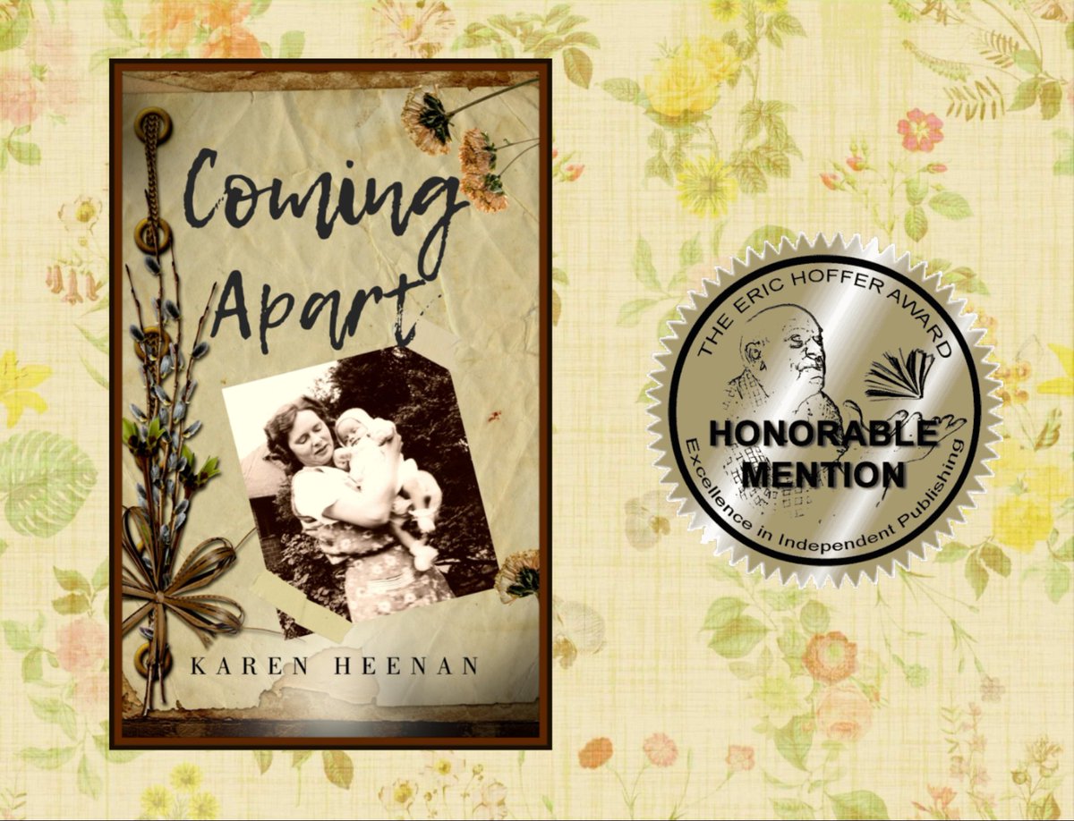 When April showers bring May book awards. 

Absolutely thrilled that Coming Apart has received an honorable mention in the Eric Hoffer Book Awards.

#HistoricalFiction #womensfiction #HofferAward #KindleUnlimited #ebooks #MustRead #readersoftwitter #philadelphia