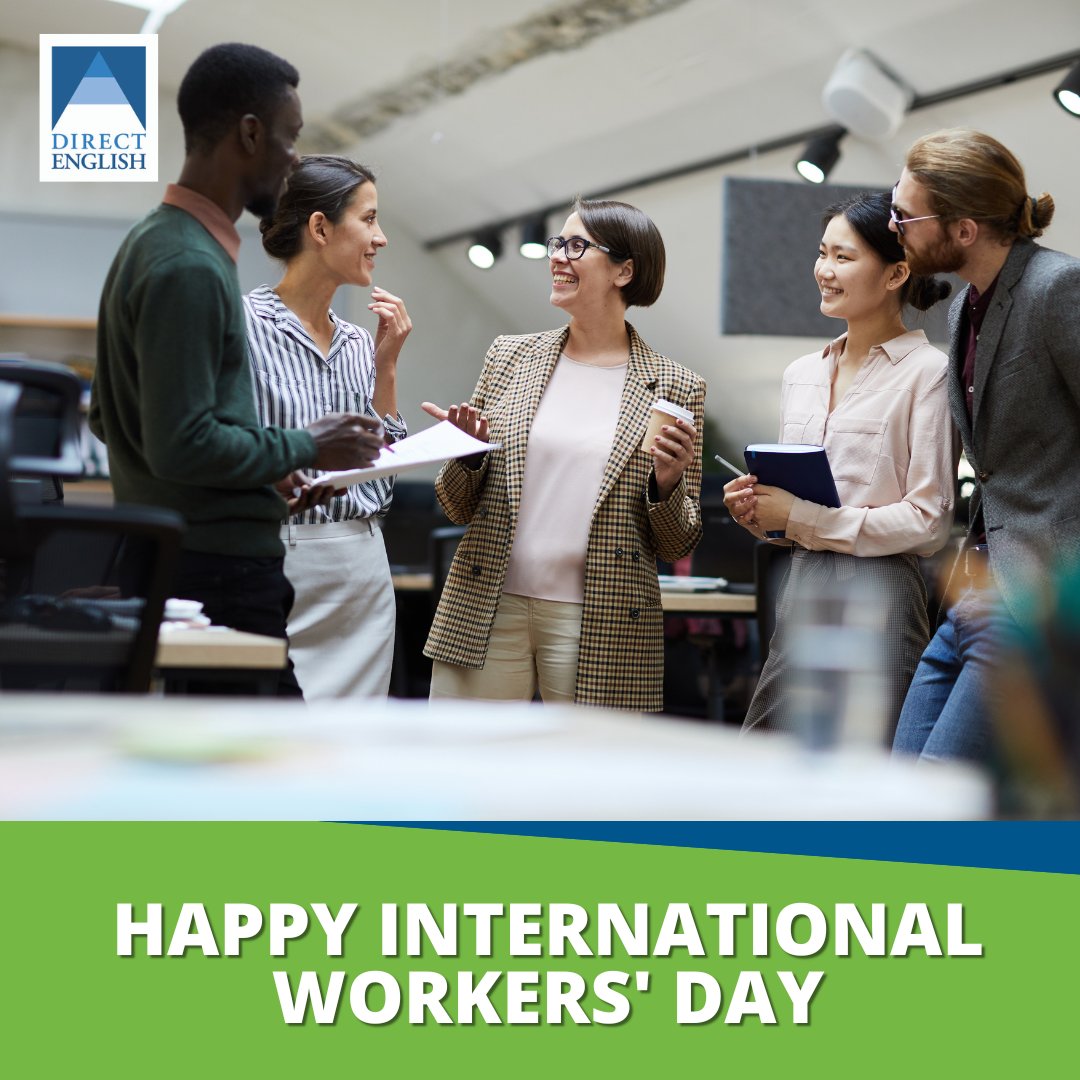 directenglish's tweet photo. On this International Workers' Day, we want to express our gratitude and appreciation to all the workers around the world. #InternationalWorkersDay #Directenglish  #LinguaphoneGroup https://t.co/LVo58SOyCB