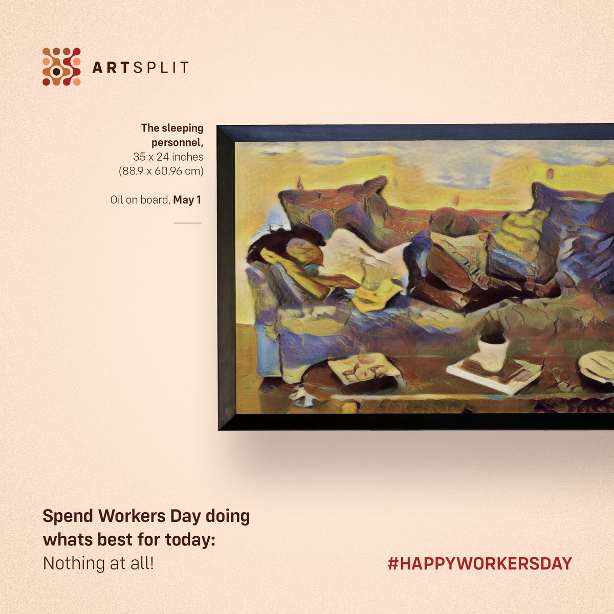 SplitXchange's tweet photo. Today is Workers Day! Take a break from work, relax and enjoy the fruits of your labor.
#workersday #MayDay #LabourDay #May1st #ARTSPLIT https://t.co/zBT0w2MbEY