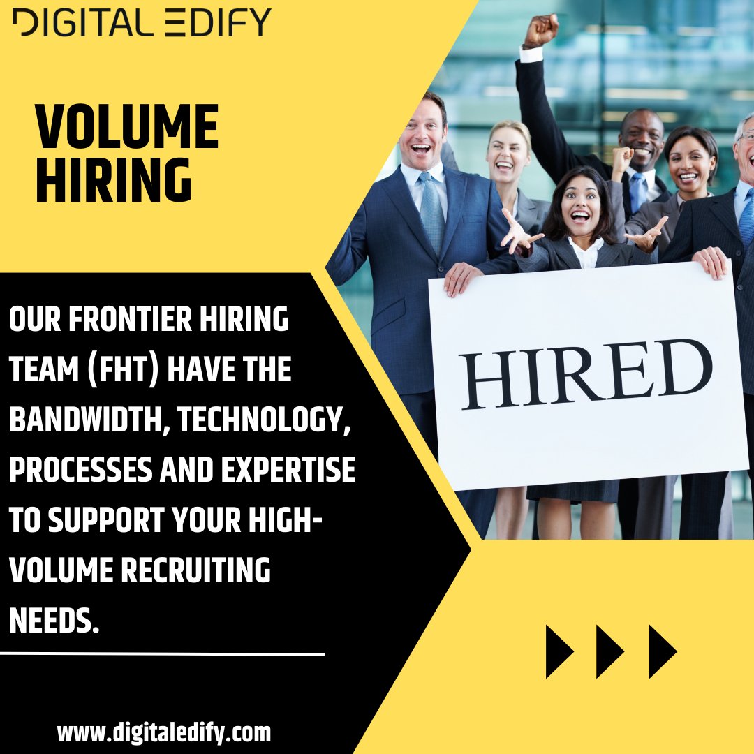 DigitalEdify's tweet photo. Your Talent hunt ends here!

Our team consist of consultants with vast experience in their respective domain.

For more details visit: https://t.co/tCVByRVQQY

.

.

#innovation #recruitment #hiring #services #digitaledify #digitaltransformation #staffing #talent #rpo https://t.co/IA2AxjBwTA