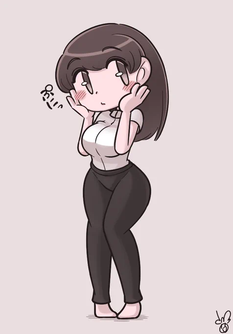 ぷに女子だー! #イラスト