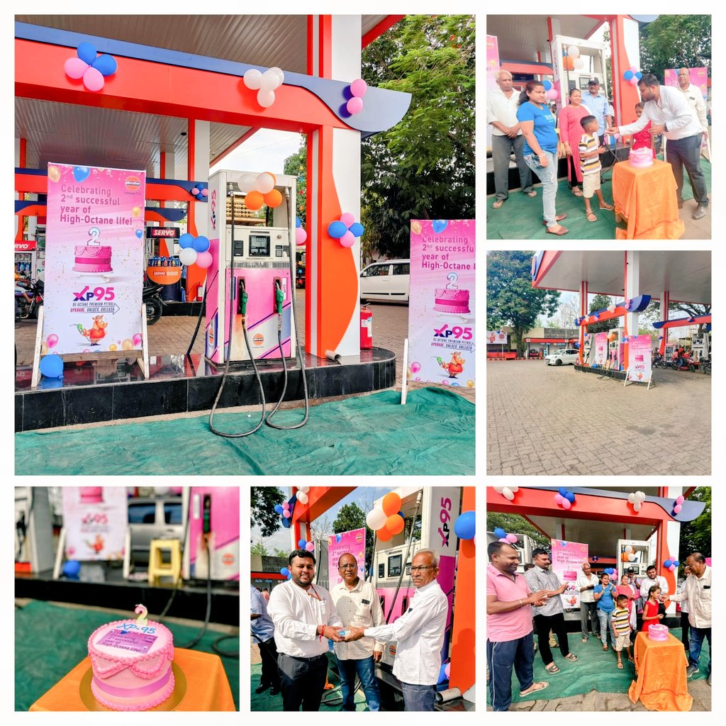 Jainanimesh007's tweet image. Celebrated 2nd anniversary of XP95 at Niraj Automobiles Panikadak,Navsari. 
Customers were thanked for choosing XP95 and trusting us to fuel there journeys.Cake cutting and felicitation of XP95 customers was done  on the occasion #XP95 #iocl @sanjayb1969 @MANNADURAI7 @IOCGujarat