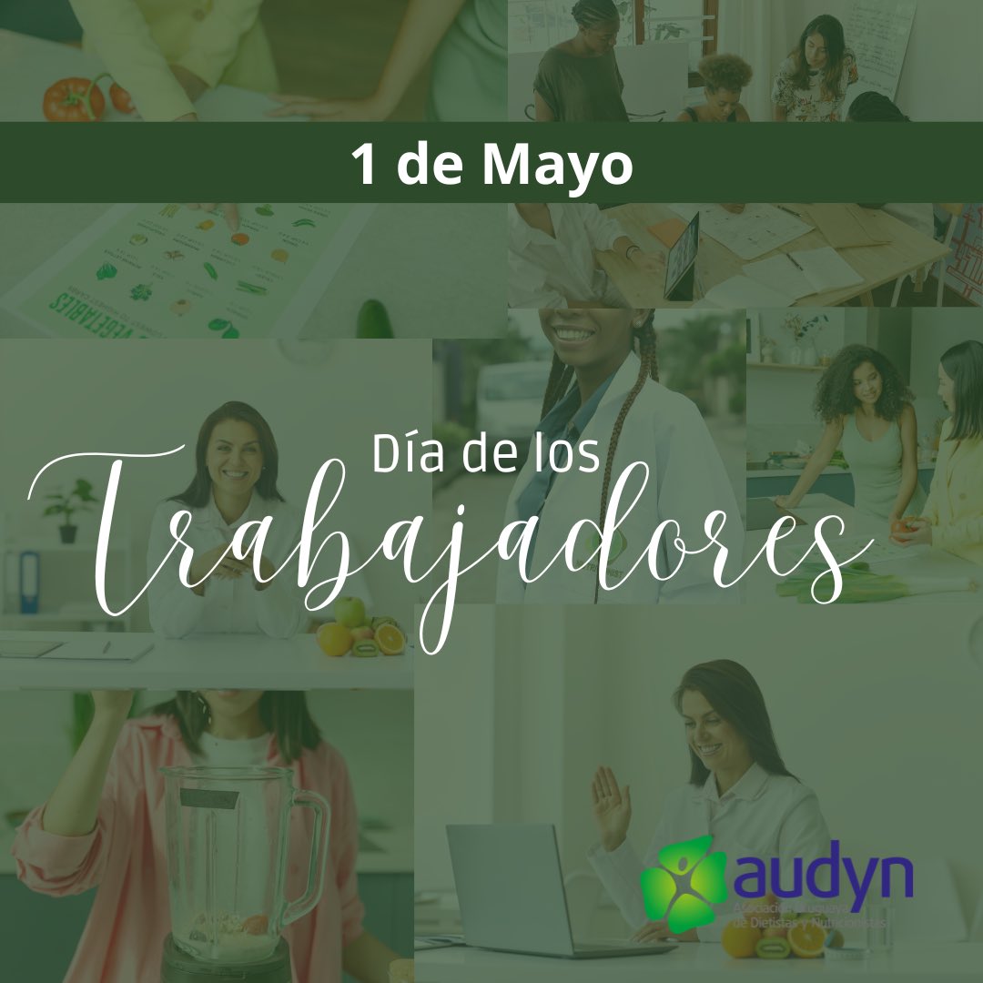 Audyn1962's tweet photo. Saludamos a todos los trabajadores en su día. A nuestros colegas Licenciados en Nutrición, un saludo especial 🍀 https://t.co/IUWyQaUDZk