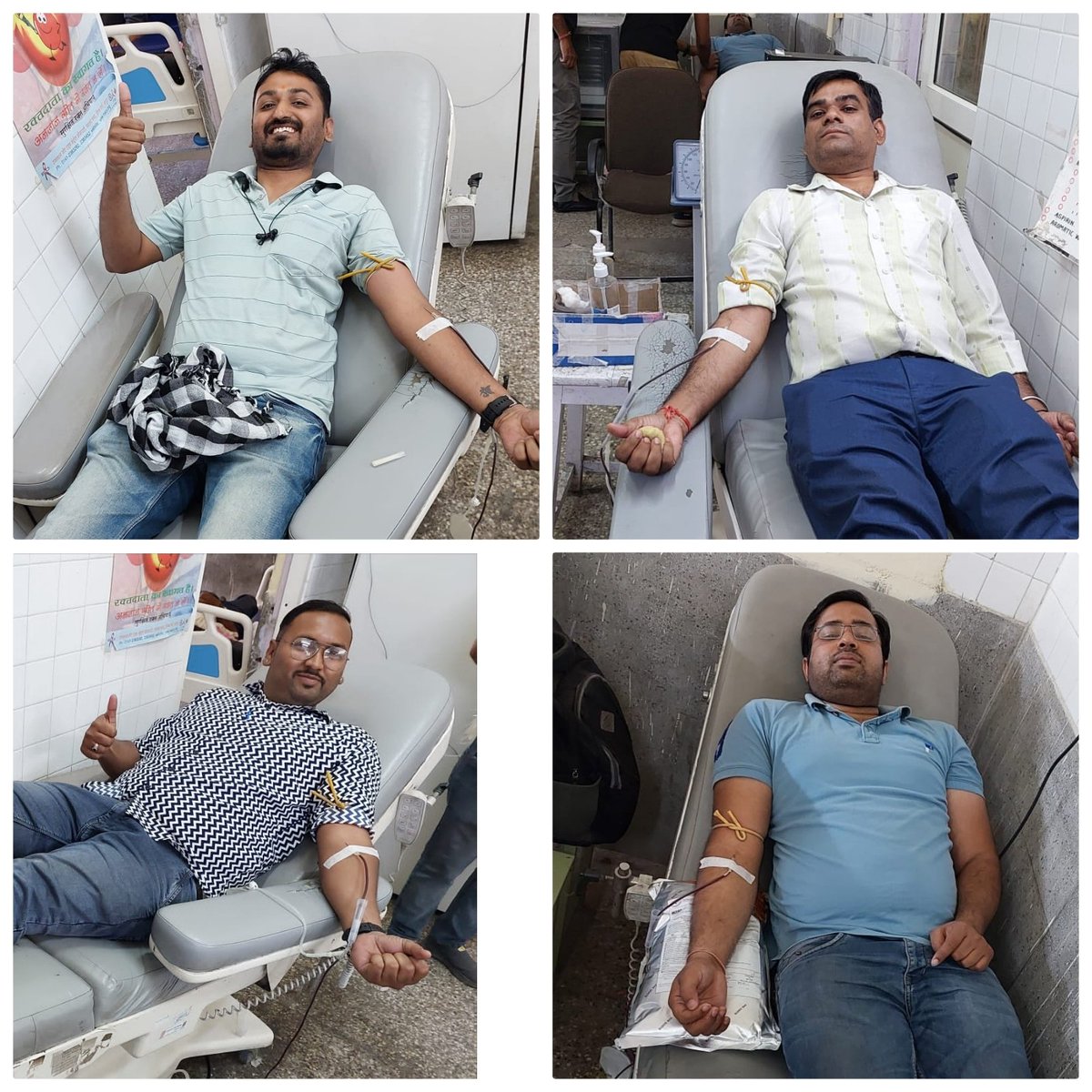 *रक्त की कमी को दूर करने के लिए आगे आए आईटी कार्मिक*

 *11 सूत्रीय मांगों को लेकर 8 दिनों से है सामूहिक अवकाश पर*

*आईटी कार्मिकों की चेतावनी मांगे नहीं मानी तो 3 मई से जयपुर में डालेंगे महापड़ाव*

IT Union Jindabad 💪💪💪
#IADemands3600GP