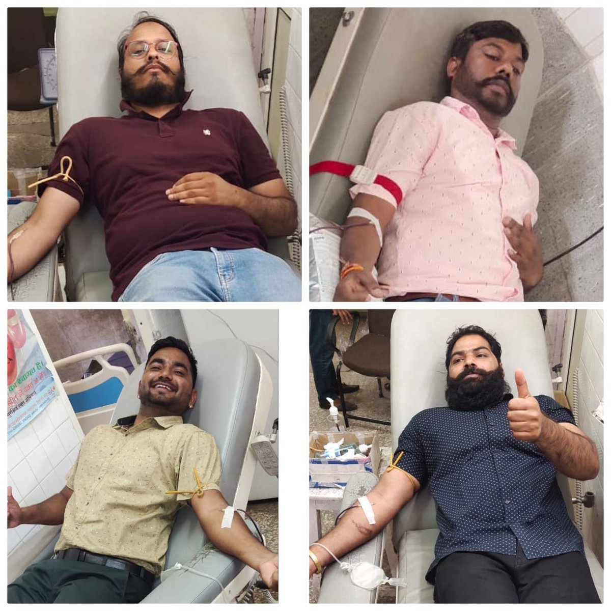 *रक्त की कमी को दूर करने के लिए आगे आए आईटी कार्मिक*

 *11 सूत्रीय मांगों को लेकर 8 दिनों से है सामूहिक अवकाश पर*

*आईटी कार्मिकों की चेतावनी मांगे नहीं मानी तो 3 मई से जयपुर में डालेंगे महापड़ाव*

IT Union Jindabad 💪💪💪
#IADemands3600GP