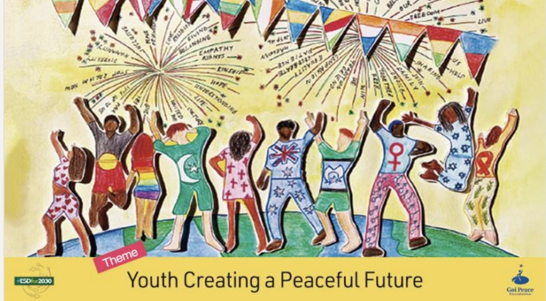 opportunitiesfy's tweet photo. CALL FOR ESSAYS - DEADLINE JUNE 15!
Learn more and apply: https://t.co/CFDulHArAU
#SDGs #ESD #ESDfor2030 #InernationalEssayContest
#EssayContest #Essay #YouthCreatingaPeacefulFuture
#Youth #PeacefulFuture #Peaceful #goipeace
#goipeacefoundation #future #creative #share https://t.co/DUvKSq1YgL