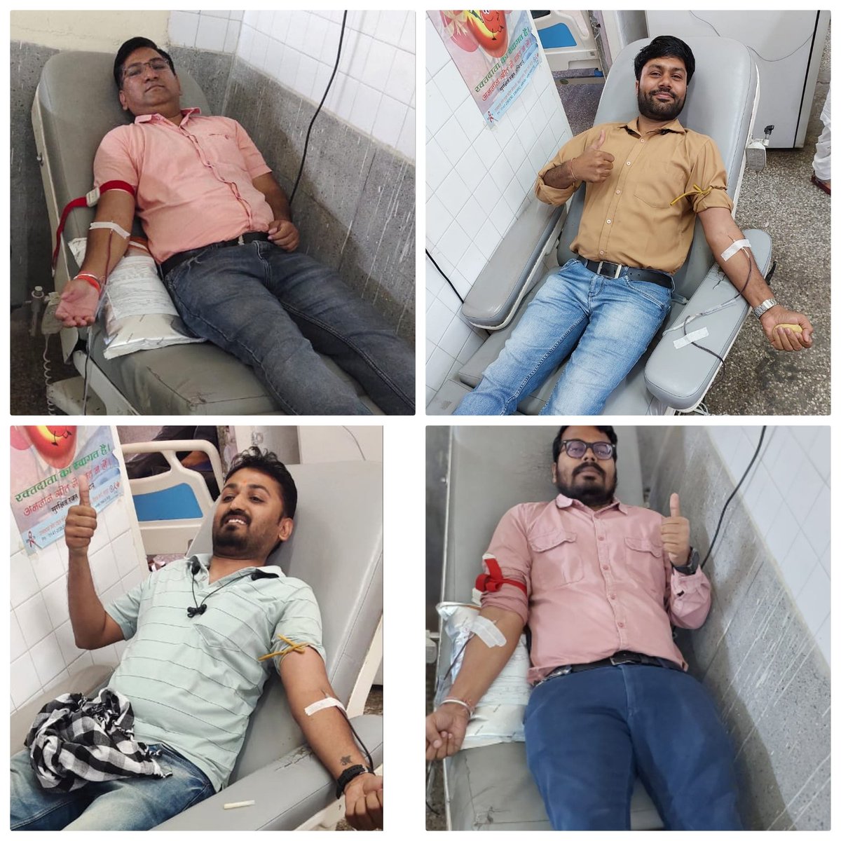 *रक्त की कमी को दूर करने के लिए आगे आए आईटी कार्मिक*

 *11 सूत्रीय मांगों को लेकर 8 दिनों से है सामूहिक अवकाश पर*

*आईटी कार्मिकों की चेतावनी मांगे नहीं मानी तो 3 मई से जयपुर में डालेंगे महापड़ाव*

IT Union Jindabad 💪💪💪
#IADemands3600GP