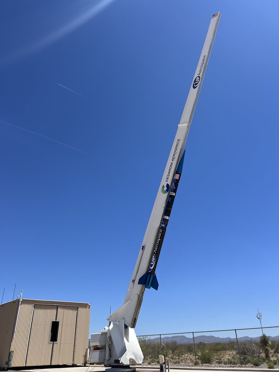 It's LAUNCH DAY. The first group of #NASATechRise student payloads are bound for space. So proud of the students. It was a lot of hard work to get to this day!
