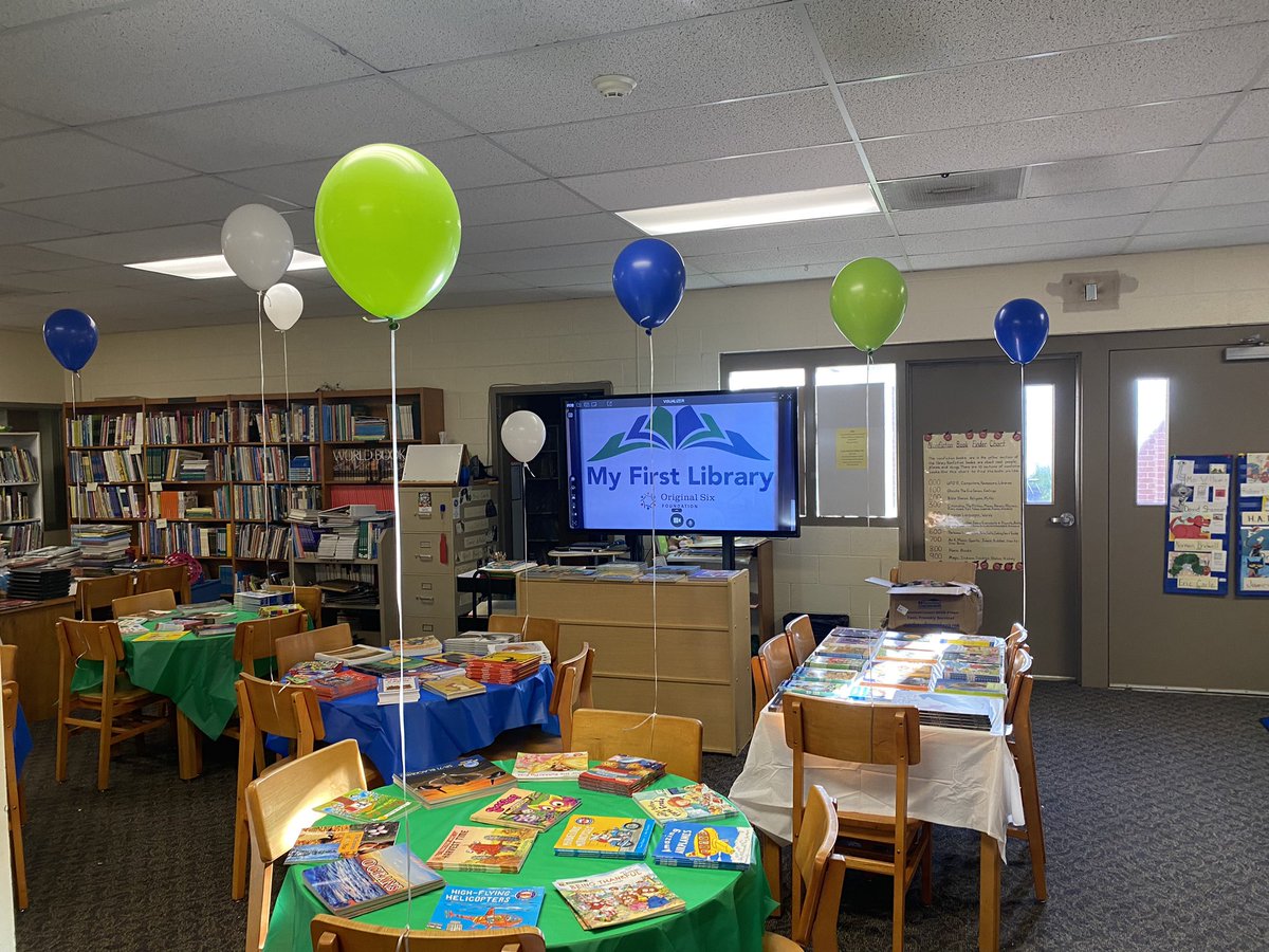 Original6Found's tweet photo. 📚 O6 My First Library Book Fairs start today and run throughout the month! Today we are visiting Buffalo Elementary in #UnionCountySC. I spot books donated through the @SC_DMV Book Drive! Stay tuned! The students will be here soon! #myfirstlibrary #earlychildmatters https://t.co/C8eqkSV2DC