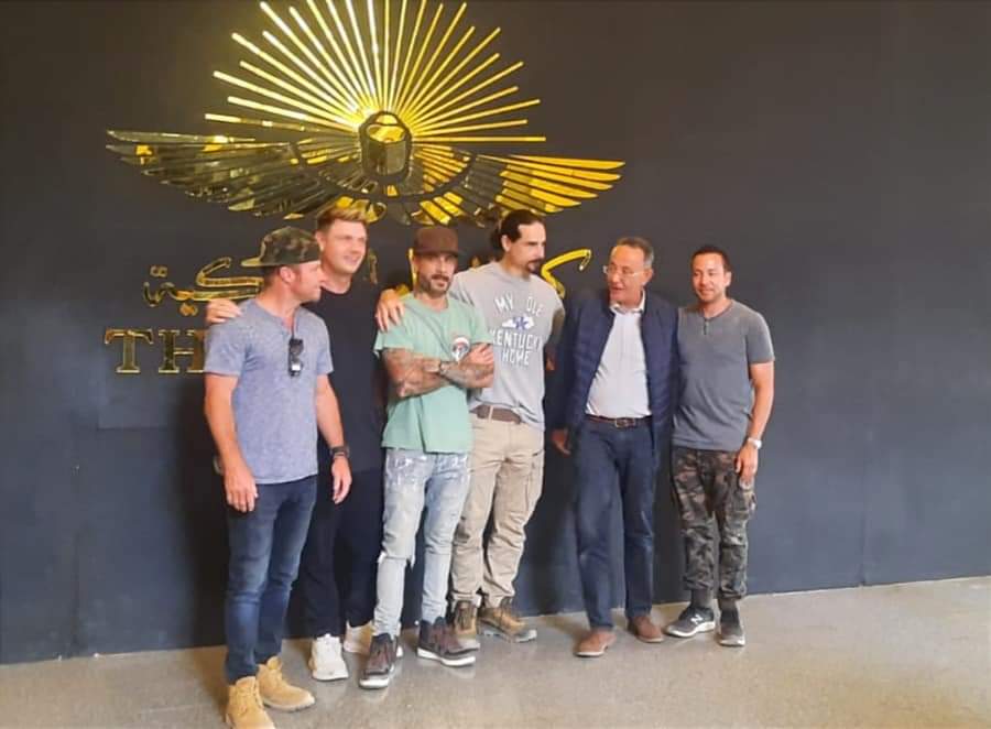 EgyProjects's tweet photo. 🌇#مشاريع_مصر🇪🇬|
The famous American pop group, the Backstreet Boys, arrived in Egypt to perform a concert under the auspices of the Egyptian Tourism Authority. The band visited the Giza plateau, followed by a visit to the national museum of egyptian civilization. https://t.co/2FMaDKCDKy