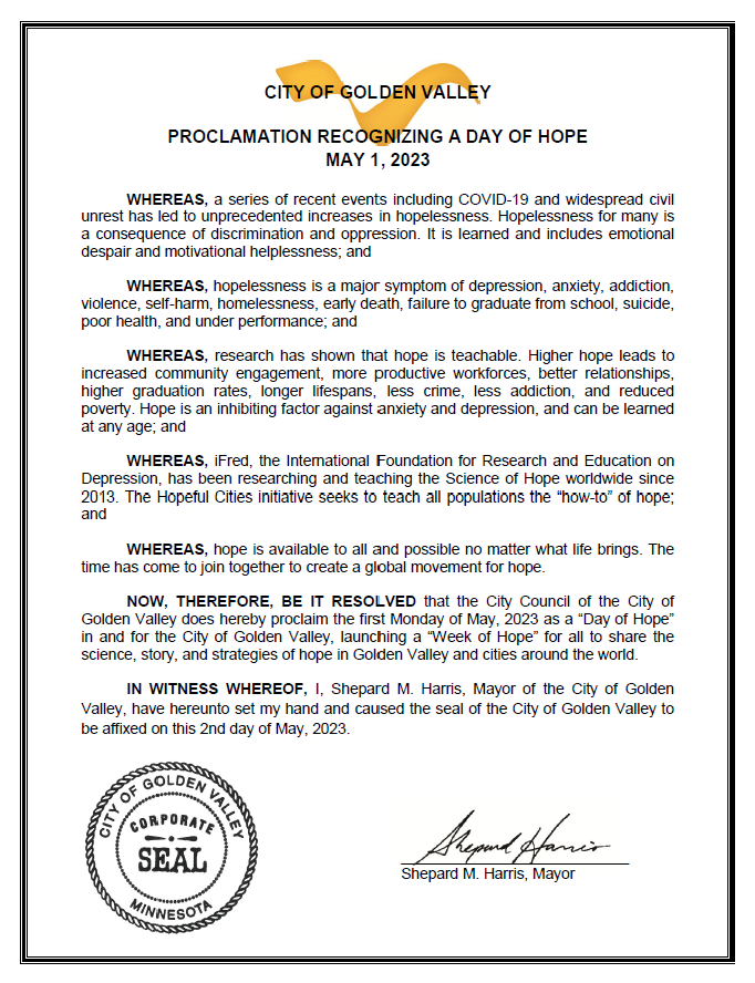 BoldRecovery's tweet photo. Bold North Recovery is a proud partner of @iFredorg and the #InternationalDayOfHope initiative. #GlobalHopeChallenge #ActivateHope #SHINEHope #GrowHope #SpreadHope #Hope #MentalHealth #Prevention @GoldenValleyMN @Randerson041 @BoldRecovery @KathrynGoetzke https://t.co/767EPJAQnk https://t.co/OGtVCRuPGb