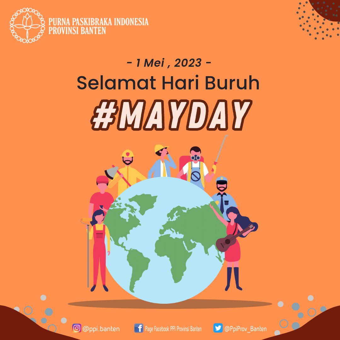 PpiProv_Banten's tweet photo. Selamat Hari Buruh
1 Mei 2023

#PPIBANTEN #PPIProvBanten #ppiprovinsibanten #hariburuh #hariburuhinternasional #MayDay https://t.co/W5gkCbv0Up