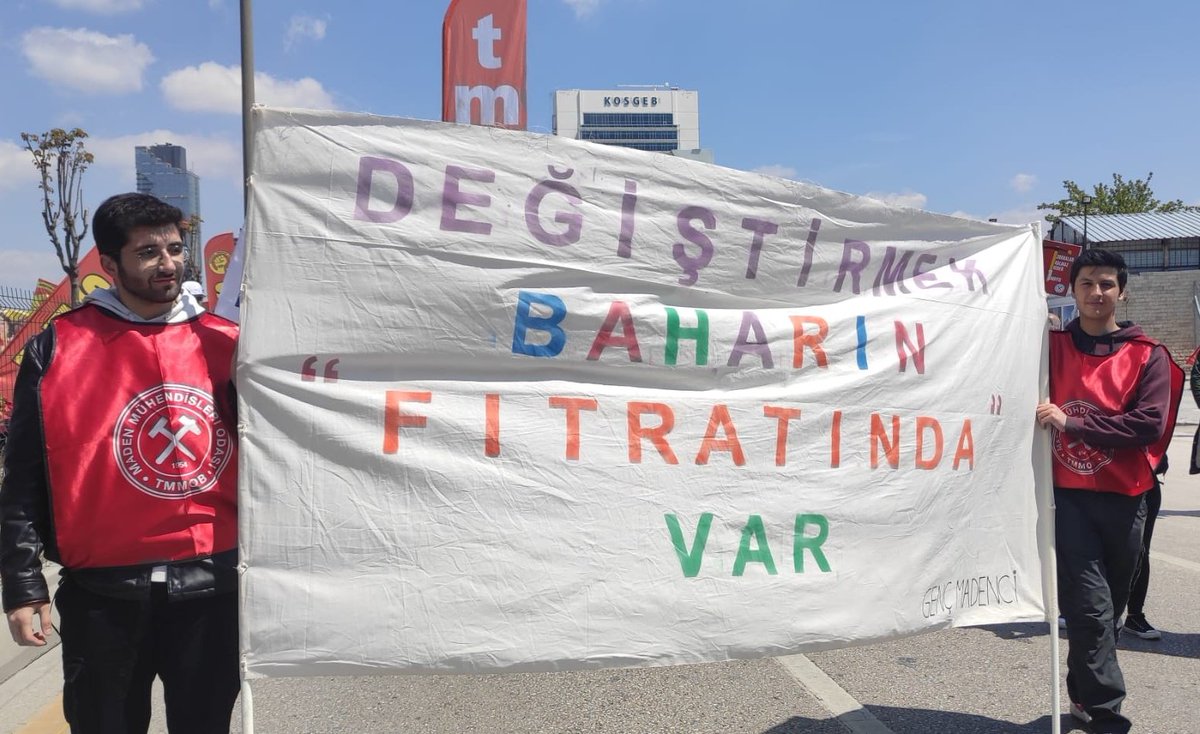 DEĞİŞTİRMEK BAHARIN "FITRATINDA" VAR! 

#1MAYIS
#1MAYIS2023 #1MayisEmekveDayanismaGunu
#GençMadenci