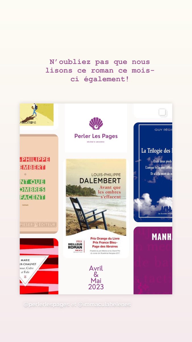 HelenesUniverse's tweet photo. Bonjour,
Comment allez-vous?
C’est avec grand plaisir que je reviens vers vous afin de vous présenter la lecture du moment!
En effet, depuis le mois dernier donc le mois d’Avril.
Ainsi ce mois-ci nous continuons notre aventure au sein de ce roman de Louis-Philippe Dalembert!
. https://t.co/4k3mTs2aRJ