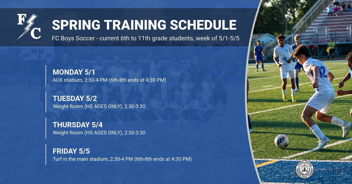 FCFlashesSoccer's tweet photo. Spring Training schedule will be slightly different this week. Check your email for more details! https://t.co/YdQfe5K6Tp