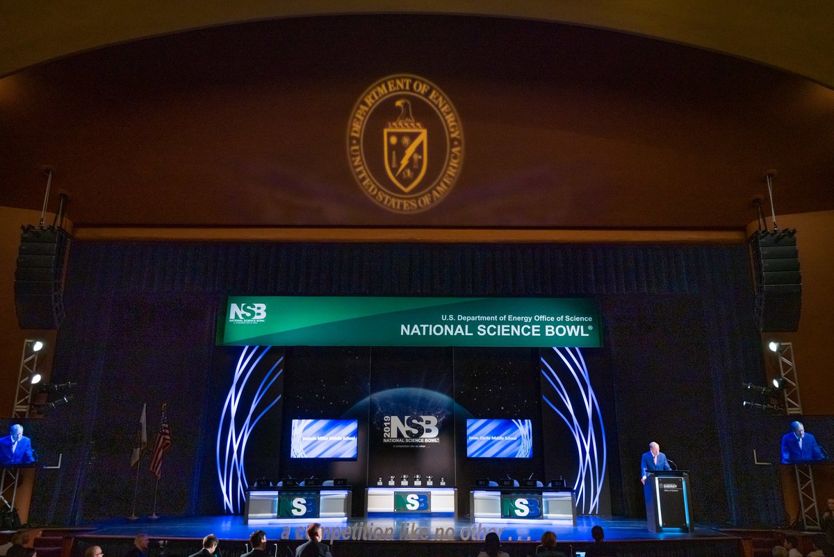 DOE_SC_NSB's tweet photo. We are LIVE from the finals! Tune in to see which team takes home the title of National Champions. https://t.co/tG7d9B99ov #NSB2023 https://t.co/oN5rJnjBpY