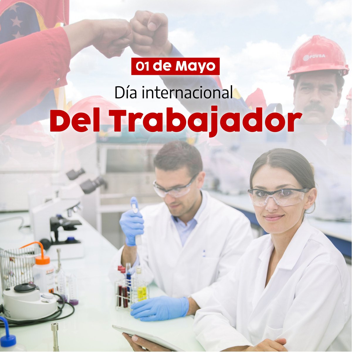 #Efemeride🗓️||#01Mayo Se conmemora mundialmente el Día del Trabajador, en Venezuela reconocemos a la fuerza obrera y laboral, como movimiento reivindicativo de las diferentes causas relacionadas con el trabajo que suman al desarrollo de la patria. 
#TrabajoYPatria 
#DiaDelTrabajo