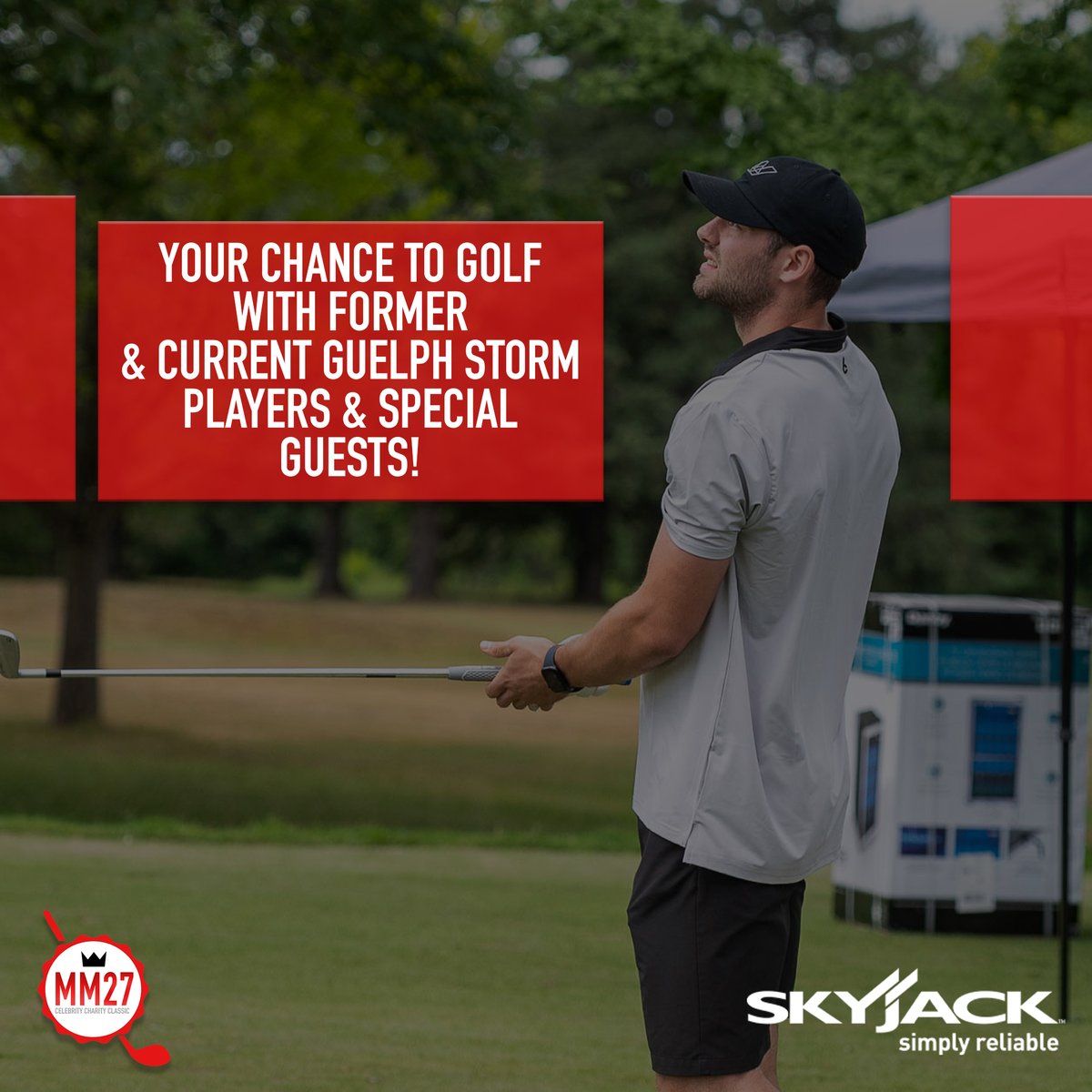 Join us on July 21 for the third annual #MM27 Celebrity Charity Classic presented by <a href="/SkyjackInc/">Skyjack Inc</a> - just under 3⃣ months away!🏌️

⛳️ Registration &amp; Sponsorship Details: bit.ly/23MMCCC-Reg

#MM27CelebrityClassic | <a href="/gmcfadden27/">Garrett McFadden</a>