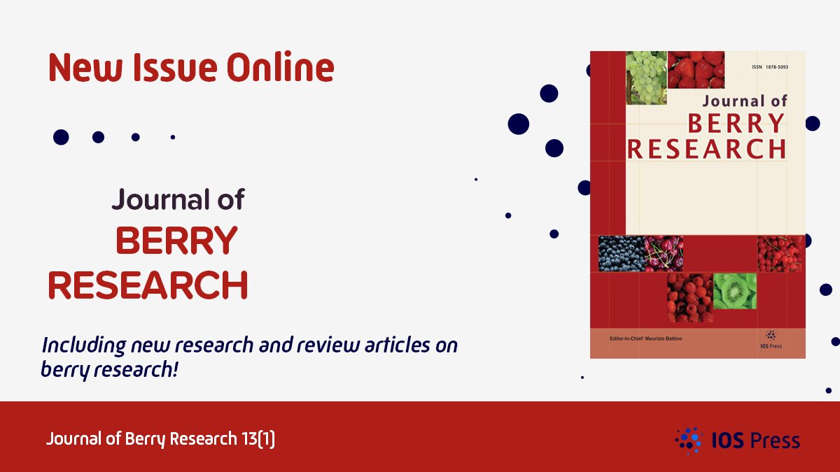 Journal of Berry Research tweet media