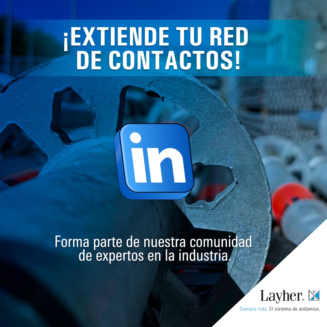 LayherPeru's tweet photo. ⬆️ ¡No te pierdas ninguna novedad de Layher Perú! 

Sigue nuestra página en LinkedIn y accede a contenido exclusivo con noticias, proyectos y novedades del mundo de los andamios alemanes más seguros del mundo 💪

#LayherPeru #AndamiosAlemanes #AndamiosSeguros #SiempreMas https://t.co/oVmbu2o6XL