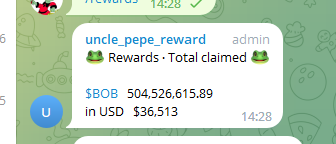 UnclePepeToken's tweet photo. @CryptoKaduna @ExplainThisBob We love so much $BOB
The print gonna be insane... $UPP $PEPE https://t.co/nh7KUpGpdL