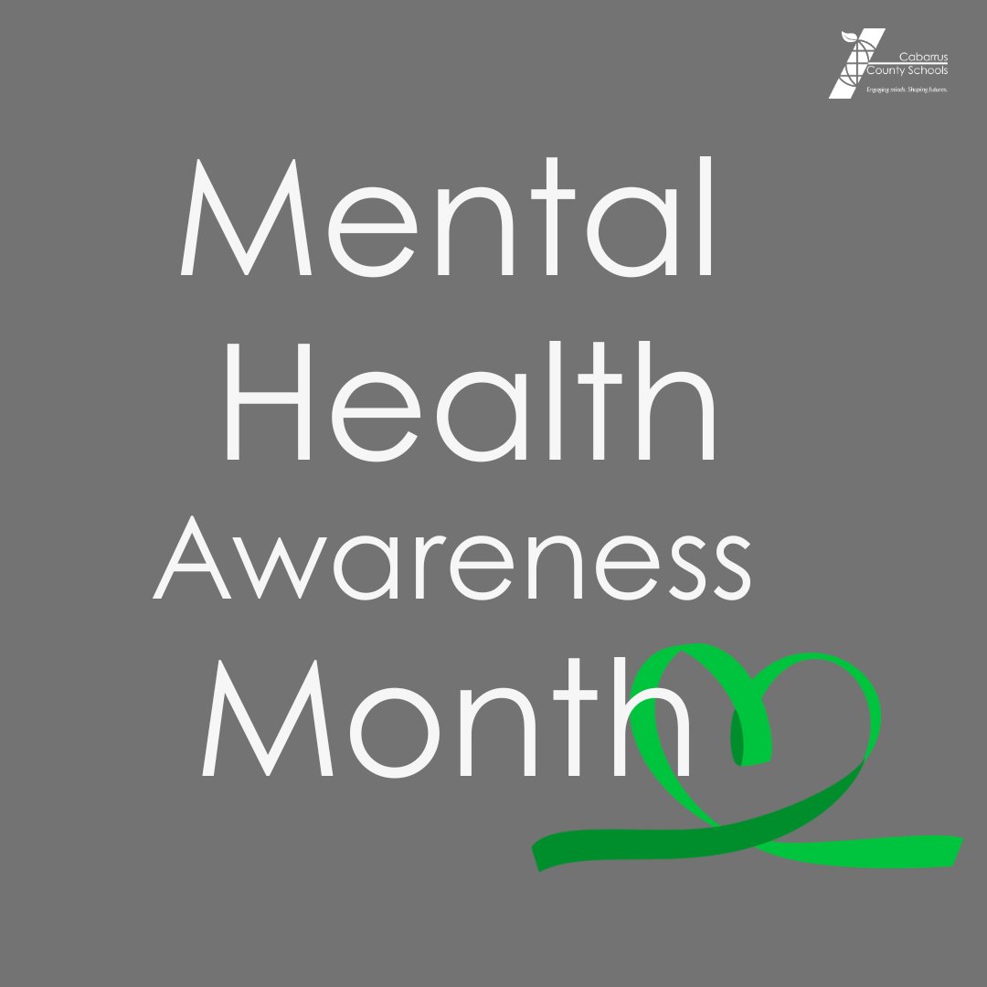 CabCoSchools's tweet photo. Each May we acknowledge mental health awareness and focus on the importance of mental health and its impact on the well-being of students, adults, families and communities.  We also give thanks to the dedicated mental health providers who improve the lives of so many. 💚 https://t.co/dtp5y1qKWx