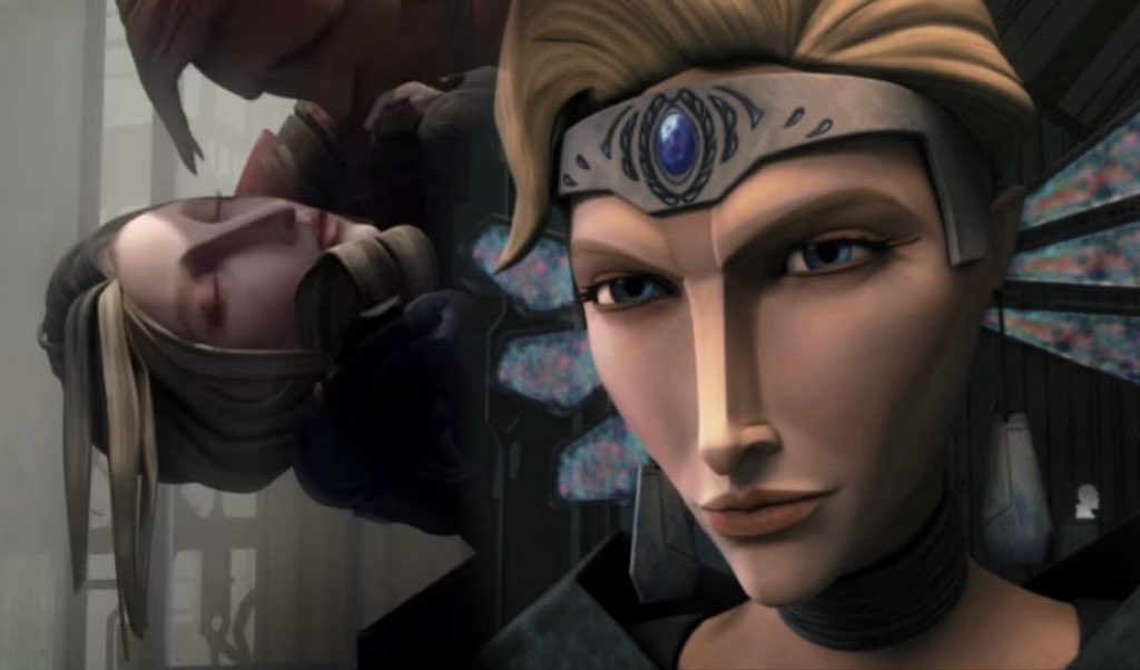 lilyofmandalore's tweet photo. #StarWars' official new timeline book states that Satine Kryze was put "out of action" at the end of #TheLawless, without any mention about her potential death... Full details: https://t.co/Sp2Jkv0rLg https://t.co/uKqr7CM5Oa