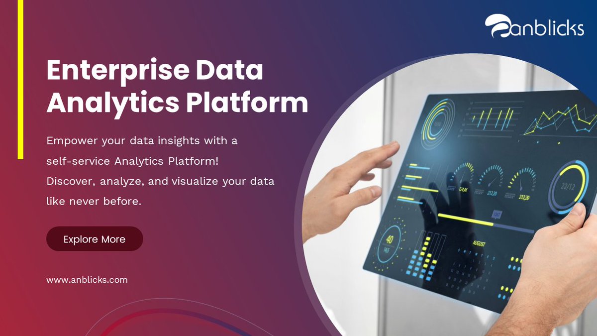 anblicksHQ's tweet image. Are you tired of manually analyzing data and generating reports? Anblicks helped their customer build a self-service driven analytics platform that provides real-time insights. Download our case study to learn more. bit.ly/43s5etv

#analyticsplatform #datavisualization