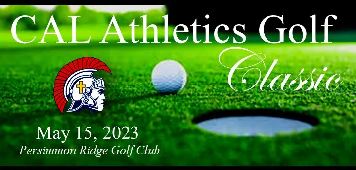 christianacad's tweet photo. Have you registered for the 2023 CAL Athletics Golf Classic? We are TWO WEEKS AWAY! ⛳ We are excited to be back at Persimmon Ridge Golf Club for our annual fundraiser! 

Follow the link below to register! 
https://t.co/xKlYm18HgM https://t.co/TD8ALt5w7H