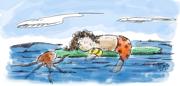 Theartofpuro's tweet photo. Day 1 : OCEAN
My illustration for #DrawingBabiesWeek artchallange by @faithpray7
#kidlitart #kidlit #ChildrensBooks https://t.co/i3ez46wkfl