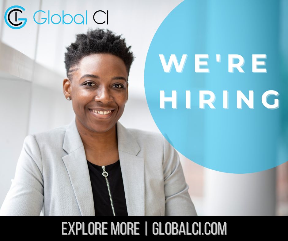 GlobalCI's tweet photo. Are you looking for a new opportunity? Global CI is hiring for multiple positions. Click here to get started -> https://t.co/U6uTlvW1Oy https://t.co/bPMH2W0lCw