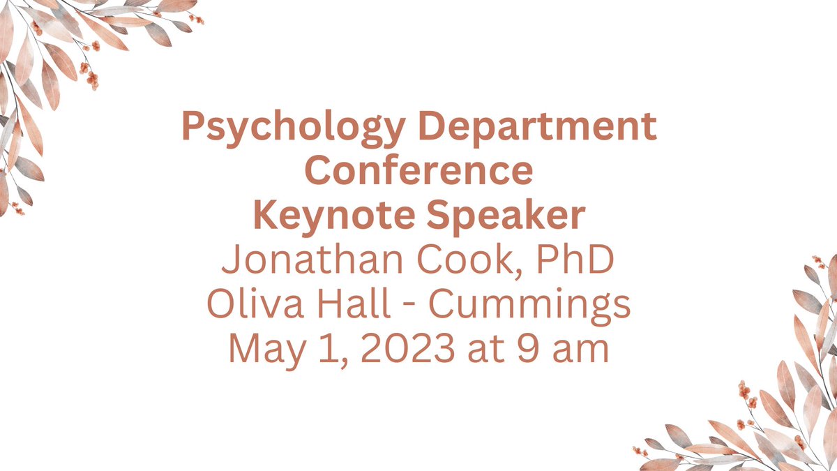 CCPSY_NEU's tweet photo. TODAY! 🐪💙🧠 #PsychologyDepartmentConference #ConnecticutCollege @ConnCollege https://t.co/ADucqLhRx2
