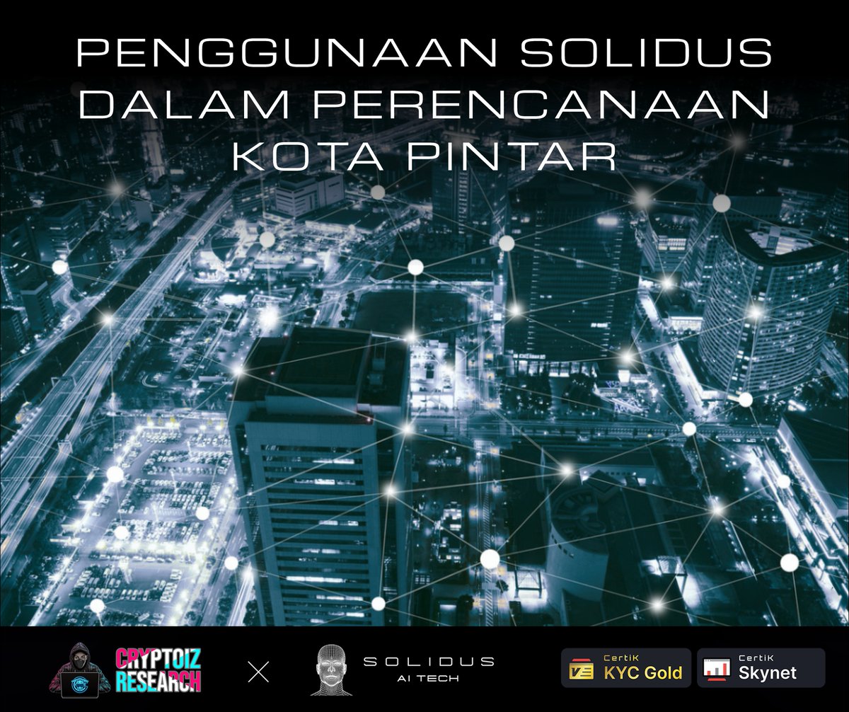 cryptoiz_IDN's tweet photo. Solidus AI Tech dapat digunakan dalam perencanaan kota cerdas. Salah satu aspek penting kota cerdas adalah memanfaatkan teknologi.
 
1. Solidus dapat menganalisis data yang berkaitan dengan kota cerdas, seperti lalu lintas, konsumsi energi, kualitas udara, dan lainnya. 
 
2. Solidus dapat digunakan untuk memantau lalu lintas, mengurangi kemacetan, dan keamanan jalan.
 
3. Solidus dapat mengoptimalkan energi, misalnya dengan mengoptimalkan sistem pencahayaan jalan, dan mengurangi kebocoran air.
 
4. Solidus dapat digunakan untuk mengoptimalkan sistem pengumpulan sampah di kota cerdas, termasuk pengumpulan dan daur ulang.
 
5. Solidus dapat digunakan untuk mengoptimalkan parkir di kota cerdas dengan memberikan informasi waktu parkir, menampilkan lokasi parkir, dan memungkinkan pembayaran melalui aplikasi.
 
6. Solidus dapat digunakan untuk memantau kondisi cuaca dan tingkat air sungai, untuk memberikan peringatan dini tentang potensi banjir.

Selengkapnya: https://t.co/2NTnQC12P8