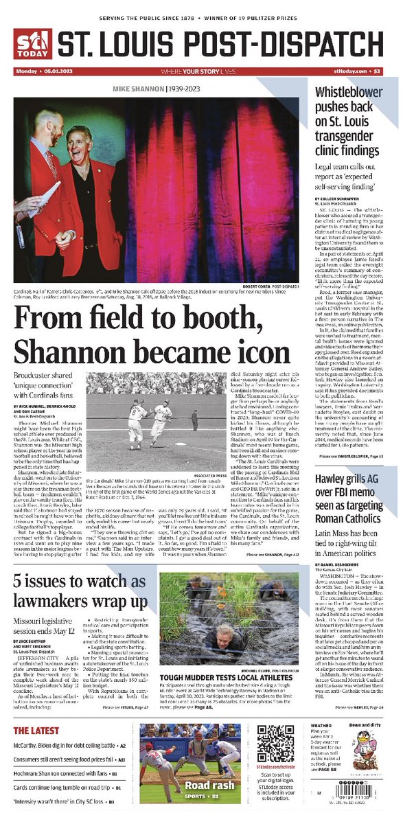 Benjamin Hochman on Twitter "Remembering STLCards legend Mike Shannon