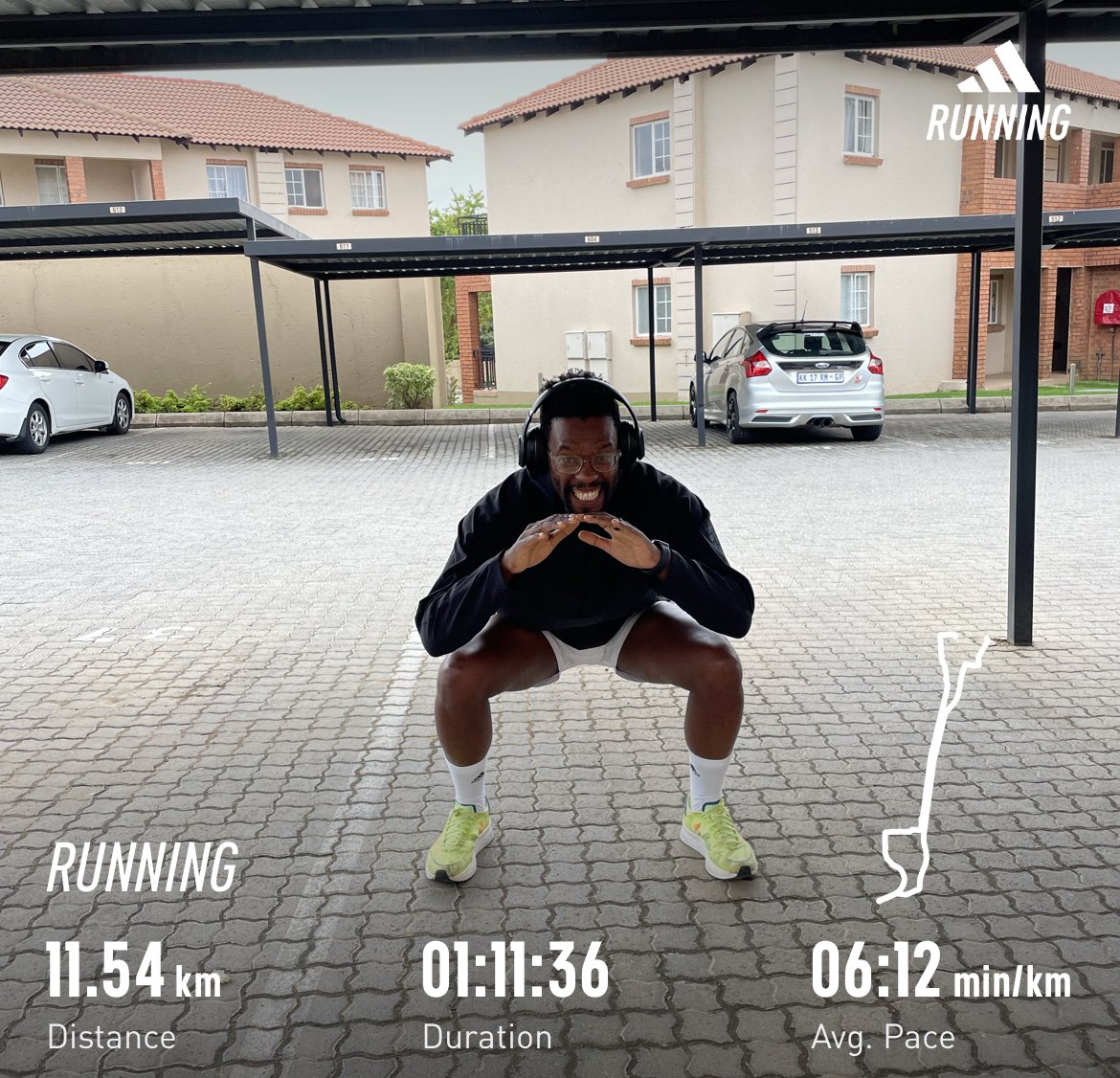 Recovery Run 🏃🏿‍♂️ ✅ 

#BudgetInsurancexRunningWithSoleAC 
#RunningWithSoleAC 
#TrapnLos 
#TrapnLosTraining
#adidasjoburgrunners