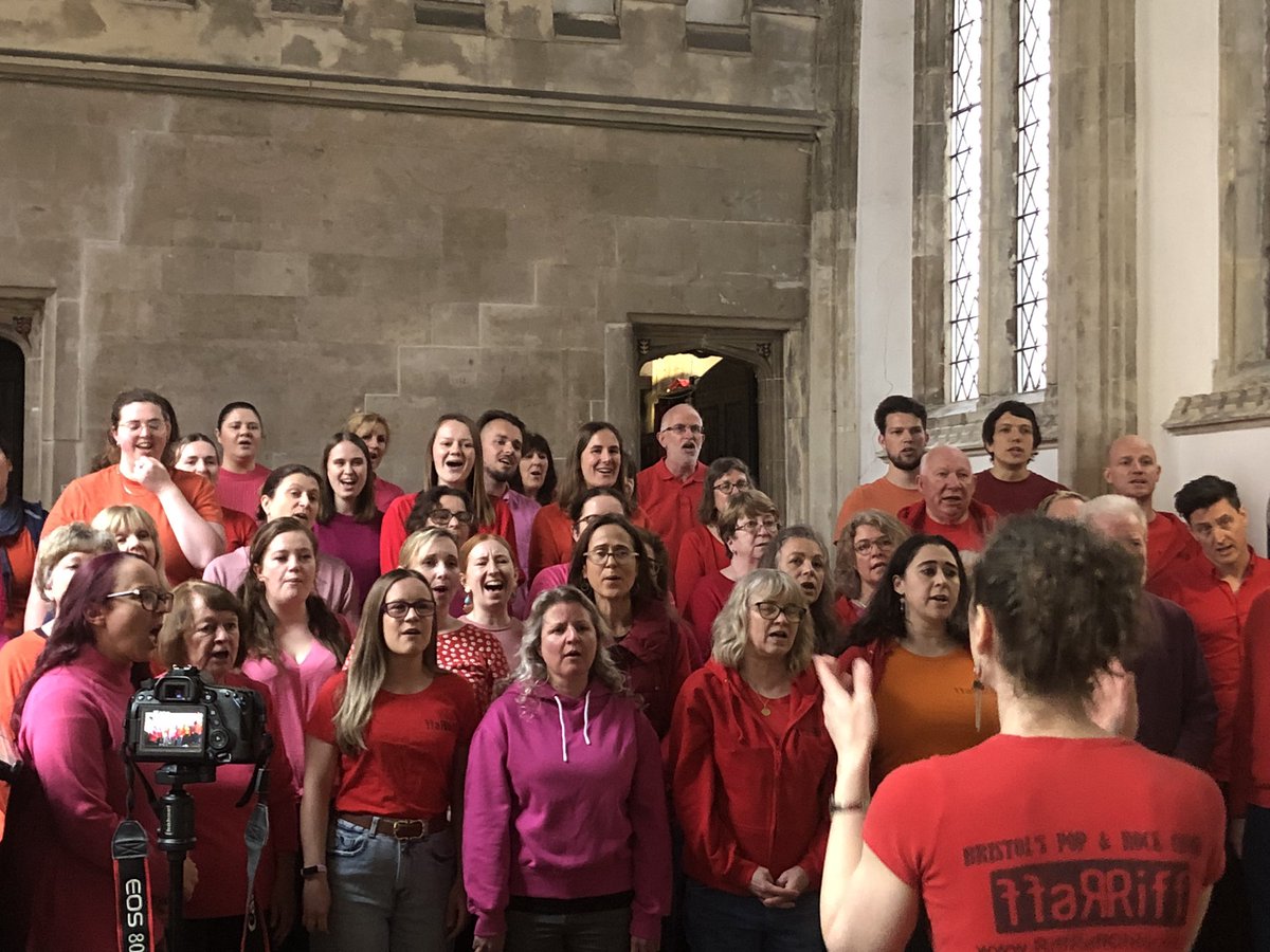 Wonderful to be part of Bristol Contemporary Choral Day and sing at <a href="/StJohnontheWall/">St John on the Wall</a> yesterday.