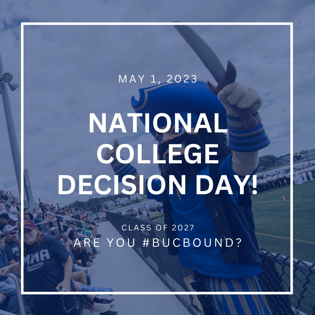 MMAAdmissions's tweet photo. It's National College Decision Day... Arrr you joining the Buccaneers Class of 2027? #bucbound https://t.co/9Hpr8xUv28