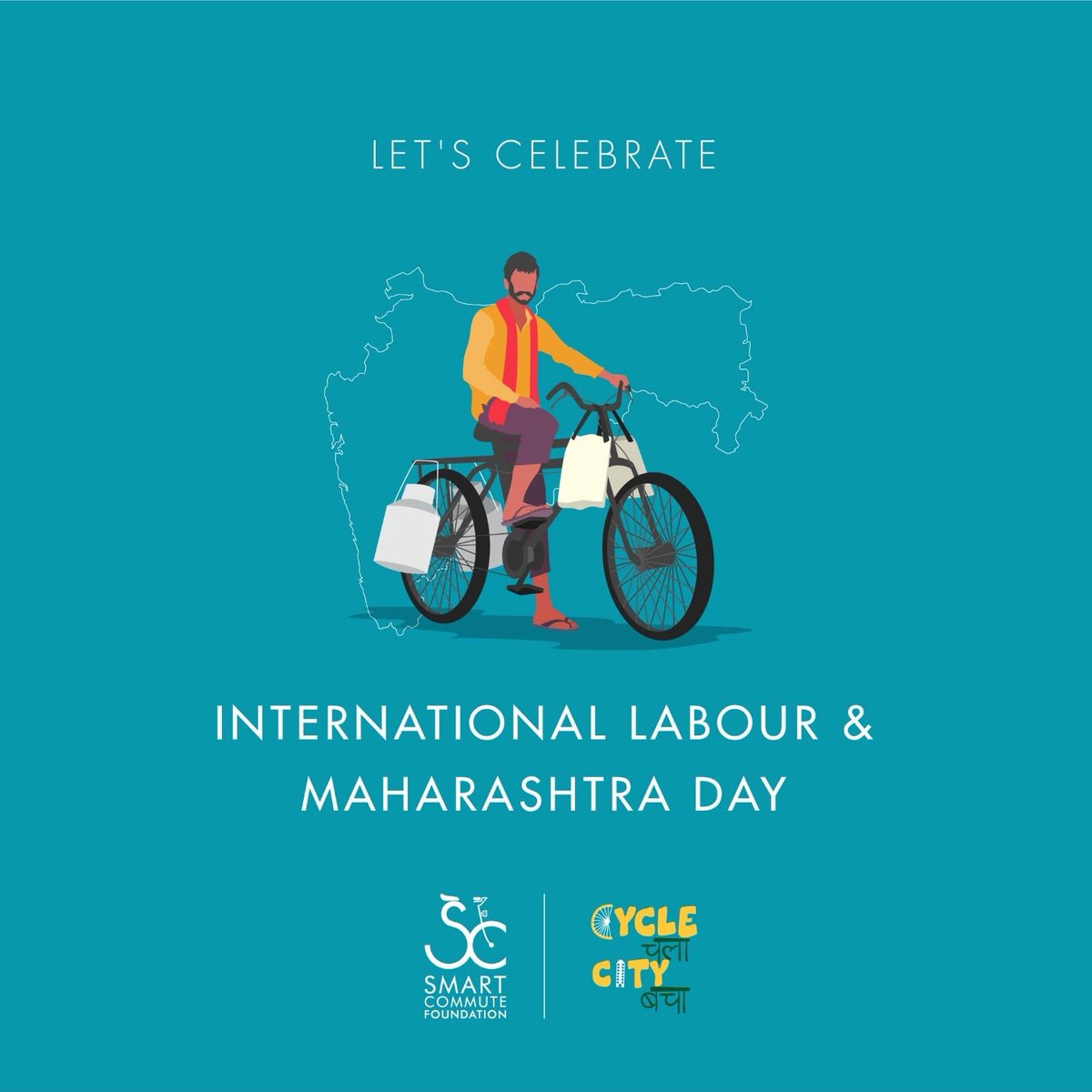 As we commemorate the special occasions, let's also shine a spotlight on our beloved cyclists and their invaluable contributions to society. 🚲💕 @CycleChalaCityB
#InternationalLabourDay #MaharashtraDay Together, let's pedal towards a brighter, greener, and more united future